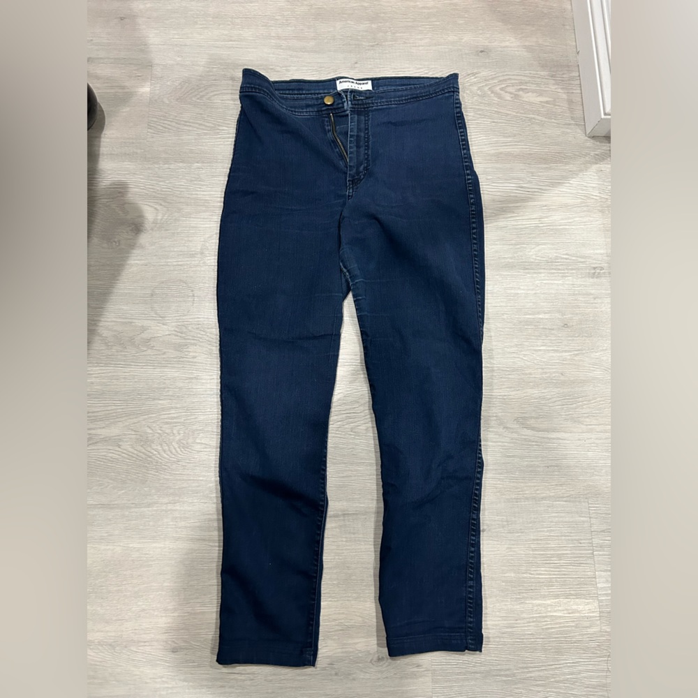 American Apparel High Waisted Jeans